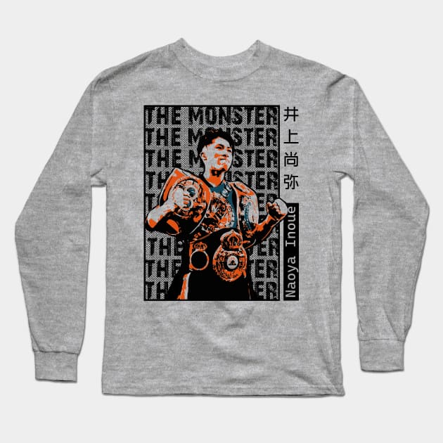 The Monster  King of All Monsters || Naoya Inoue Long Sleeve T-Shirt by nataly_owl